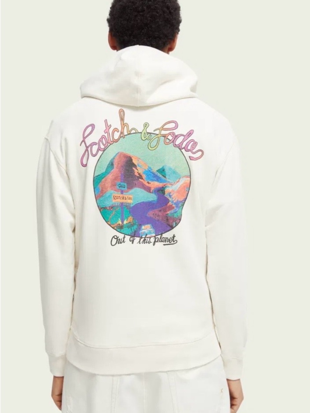 Scotch & Soda hoodie “Out of this Planet" Xl Amsterdam Sweatshirt